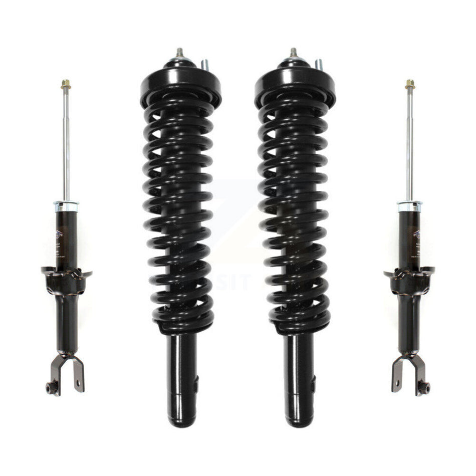 Front Rear Complete Suspension Shocks Strut And Coil Spring Mount Assemblies Kit For Honda Civic Acura EL - Left Right Side (Driver Passenger) K78M-100325
