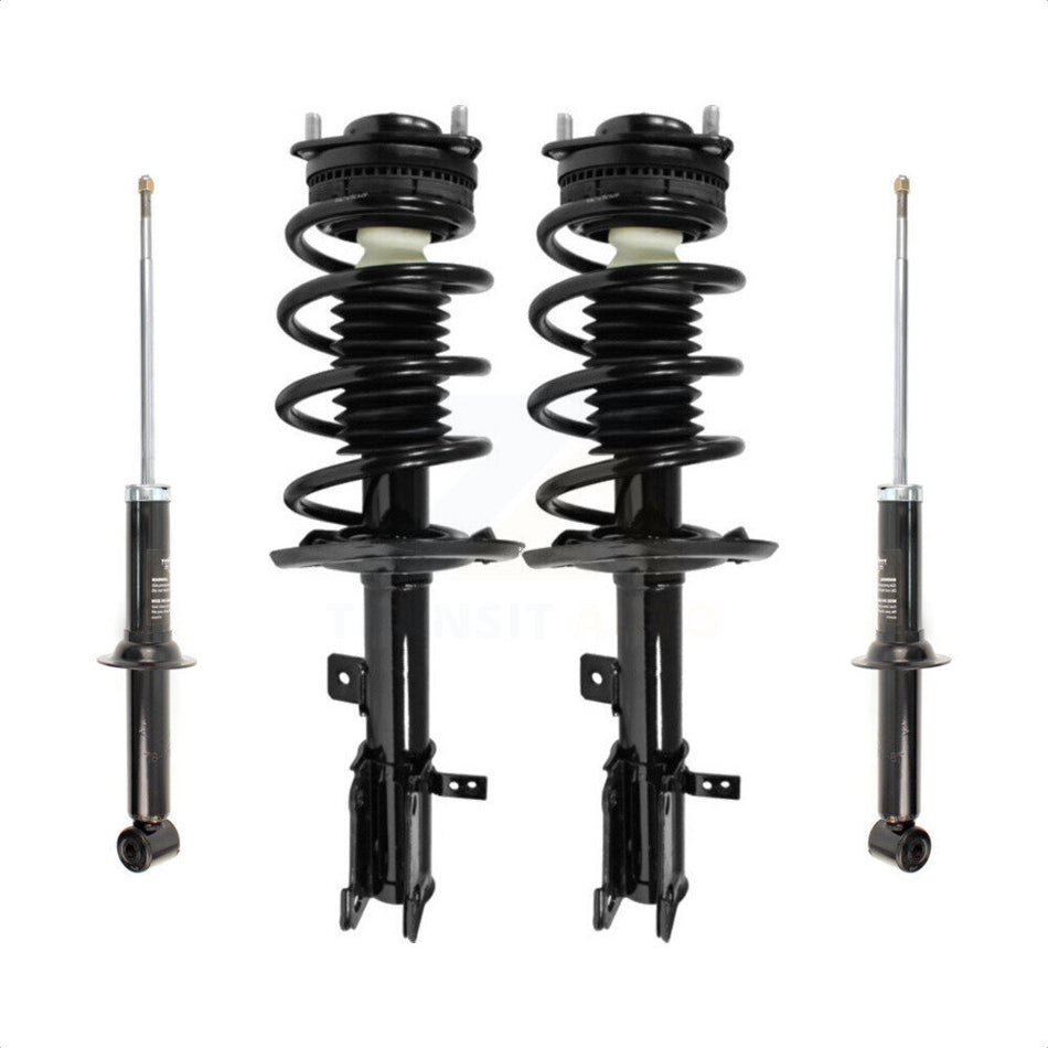 Front Rear Complete Suspension Shocks Strut And Coil Spring Mount Assemblies Kit For Chrysler Dodge Avenger 200 Sebring - Left Right Side (Driver Passenger) K78M-100328 by Transit Auto