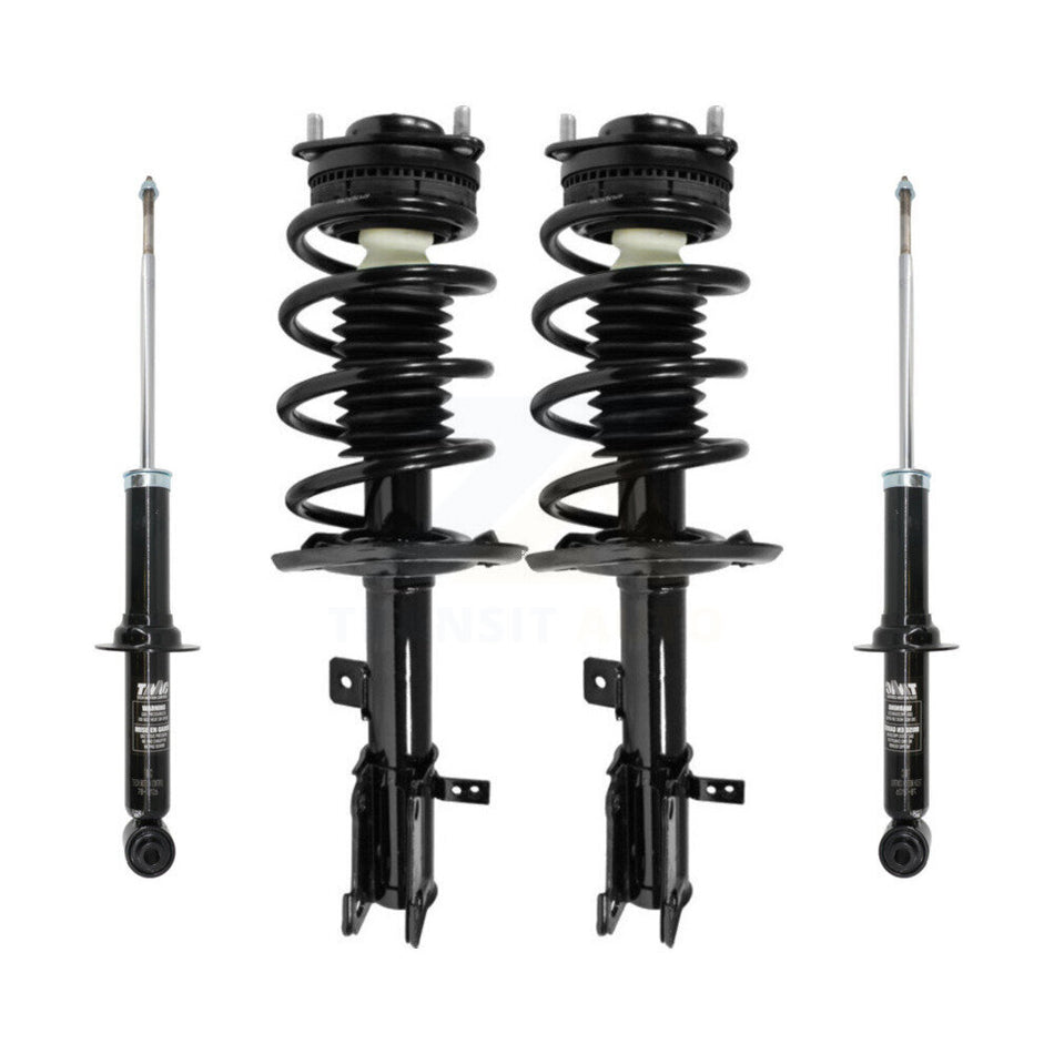 Front Rear Complete Suspension Shocks Strut And Coil Spring Mount Assemblies Kit For Chrysler Dodge Avenger 200 Sebring - Left Right Side (Driver Passenger) K78M-100328