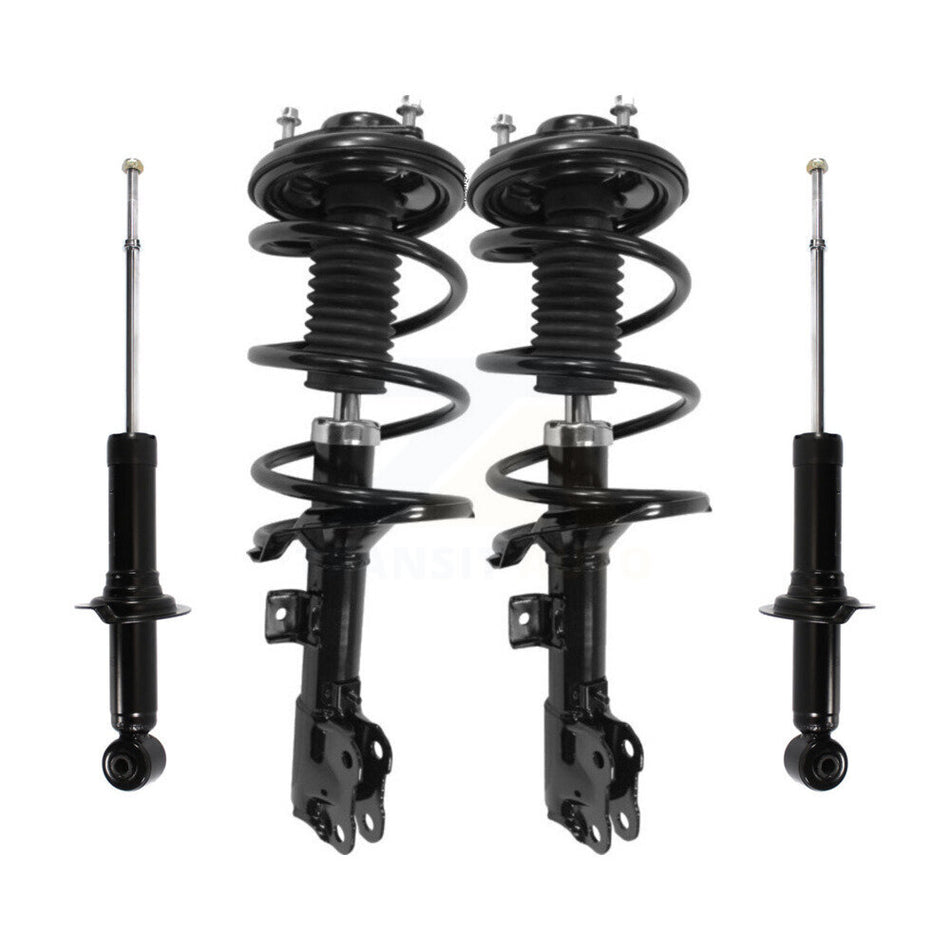 Front Rear Complete Suspension Shocks Strut And Coil Spring Mount Assemblies Kit For Mitsubishi Lancer Excludes GTS Evolution Ralliart Models Left Right Driver Passenger Side K78M-100340