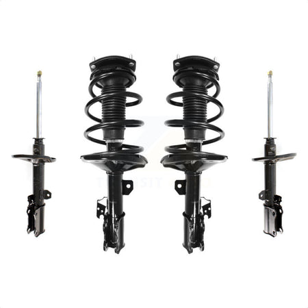 Front Rear Complete Suspension Shocks Strut And Coil Spring Mount Assemblies Kit For 2002-2003 Toyota Camry - Left Right Side (Driver Passenger) K78M-100346 by Transit Auto