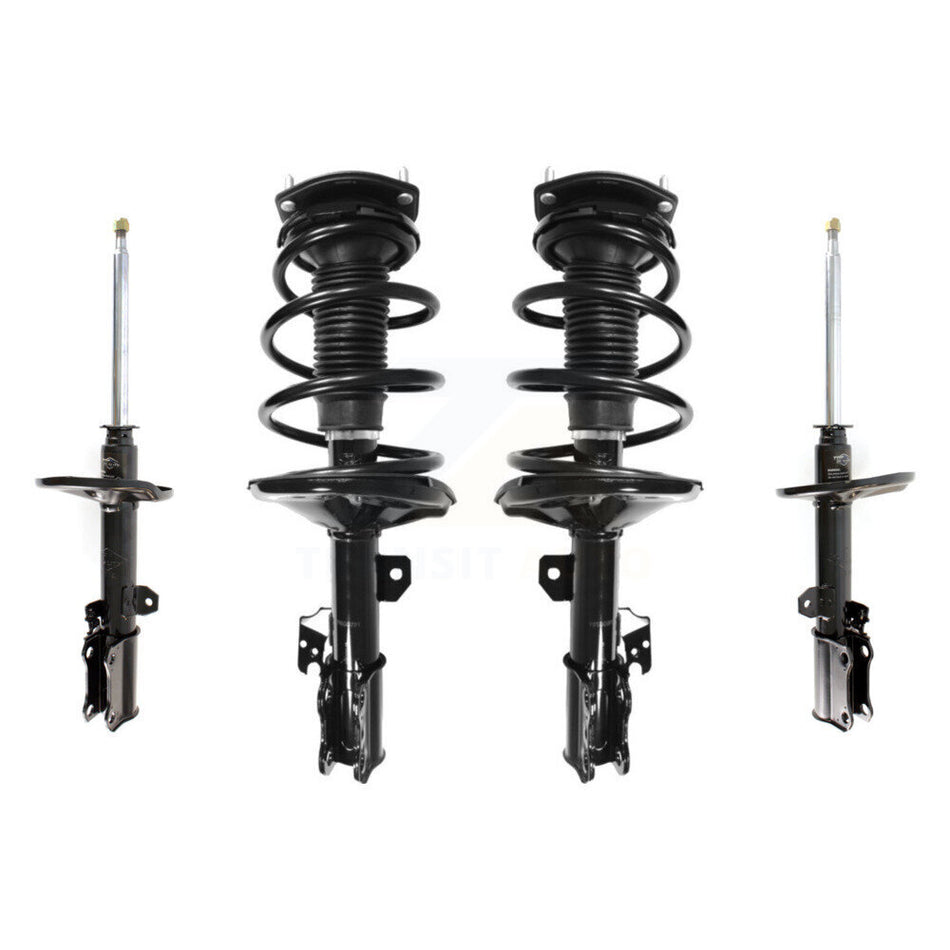 Front Rear Complete Suspension Shocks Strut And Coil Spring Mount Assemblies Kit For 2002-2003 Toyota Camry - Left Right Side (Driver Passenger) K78M-100346