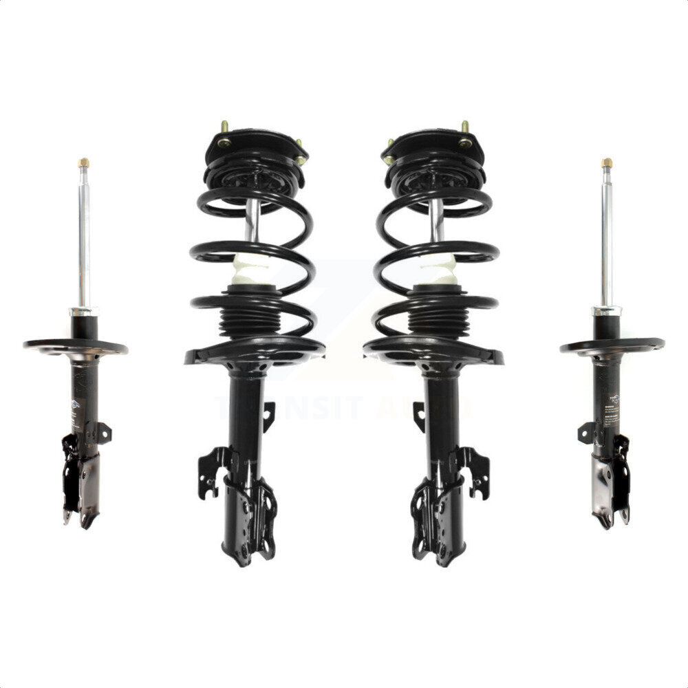 Front Rear Complete Suspension Shocks Strut And Coil Spring Mount Assemblies Kit For Toyota Camry Solara - Left Right Side (Driver Passenger) K78M-100351 by Transit Auto