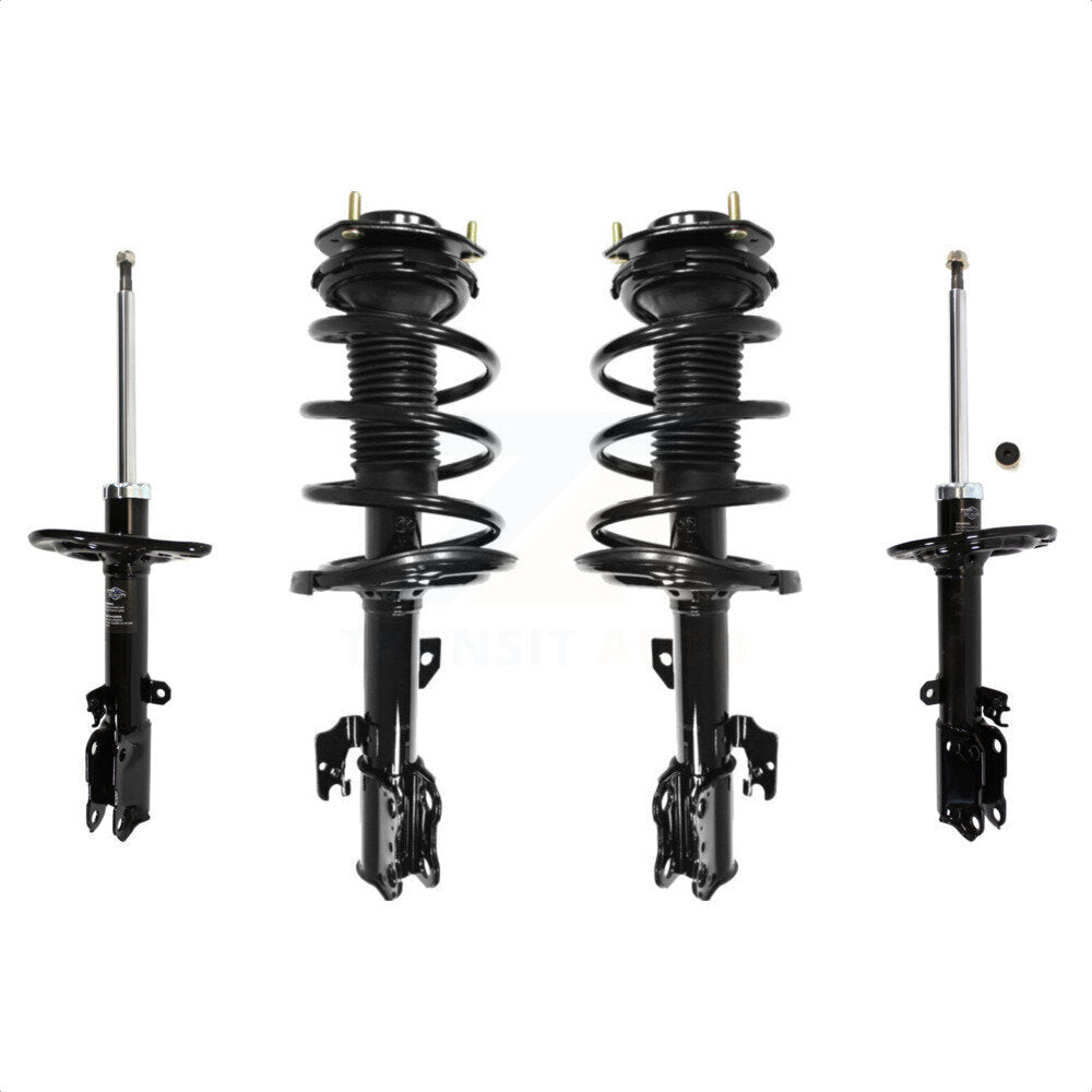 Front Rear Complete Suspension Shocks Strut And Coil Spring Mount Assemblies Kit For Toyota Camry Avalon - Left Right Side (Driver Passenger) K78M-100354 by Transit Auto