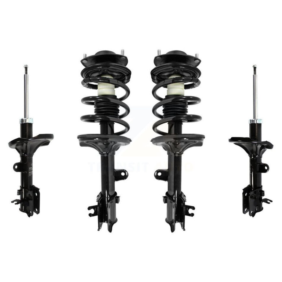 Front Rear Complete Suspension Shocks Strut And Coil Spring Mount Assemblies Kit For Kia Sportage Hyundai Tucson - Left Right Side (Driver Passenger) K78M-100358