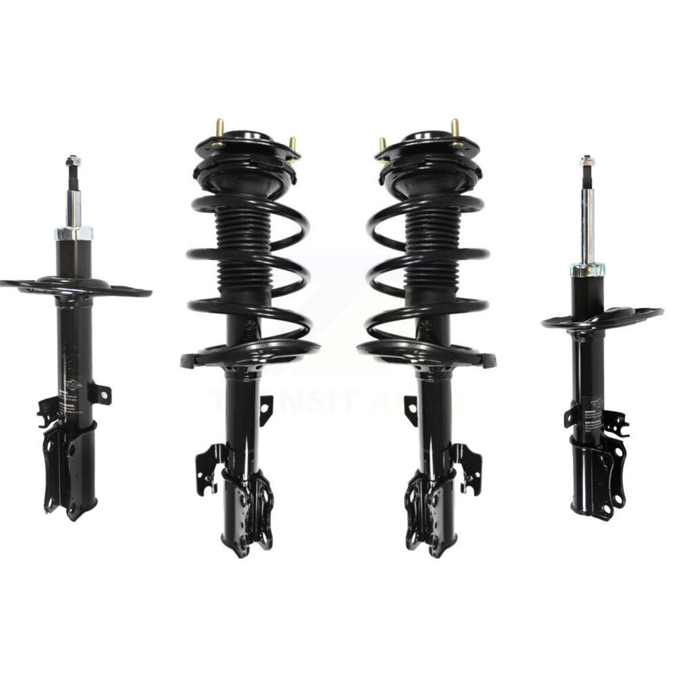 Front Rear Complete Suspension Shocks Strut And Coil Spring Mount Assemblies Kit For Lexus ES350 - Left Right Side (Driver Passenger) K78M-100362