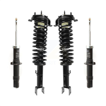 Front Rear Complete Suspension Shocks Strut And Coil Spring Mount Assemblies Kit For 2001-2006 Chrysler Sebring Dodge Stratus Excludes Coupe Convertible Models Sedan - K78M-100366 by Transit Auto