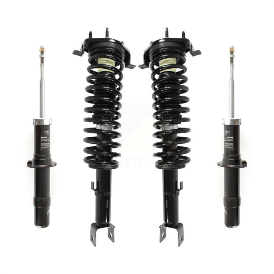 Front Rear Complete Suspension Shocks Strut And Coil Spring Mount Assemblies Kit For 2001-2006 Chrysler Sebring Dodge Stratus Excludes Coupe Convertible Models Sedan - K78M-100366 by Transit Auto