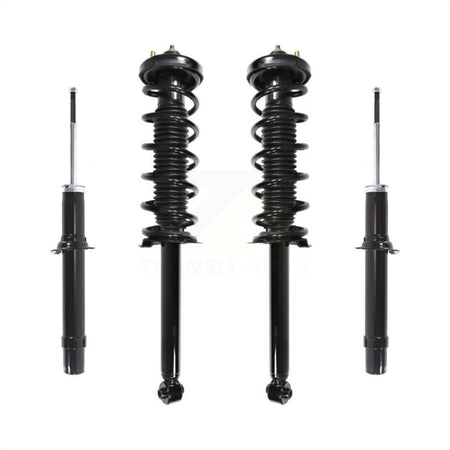 Front Rear Complete Suspension Shocks Strut And Coil Spring Mount Assemblies Kit For Honda Accord Acura TL - Left Right Side (Driver Passenger) K78M-100367 by Transit Auto