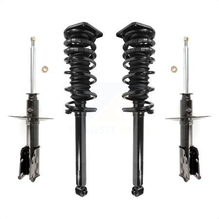 Front Rear Complete Suspension Shocks Strut And Coil Spring Mount Assemblies Kit For 1995-2005 Chevrolet Cavalier Pontiac Sunfire - Left Right Side (Driver Passenger) K78M-100368 by Transit Auto