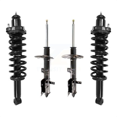 Front Rear Complete Suspension Shocks Strut And Coil Spring Mount Assemblies Kit For Dodge Caliber Jeep Patriot Compass - Left Right Side (Driver Passenger) K78M-100378 by Transit Auto