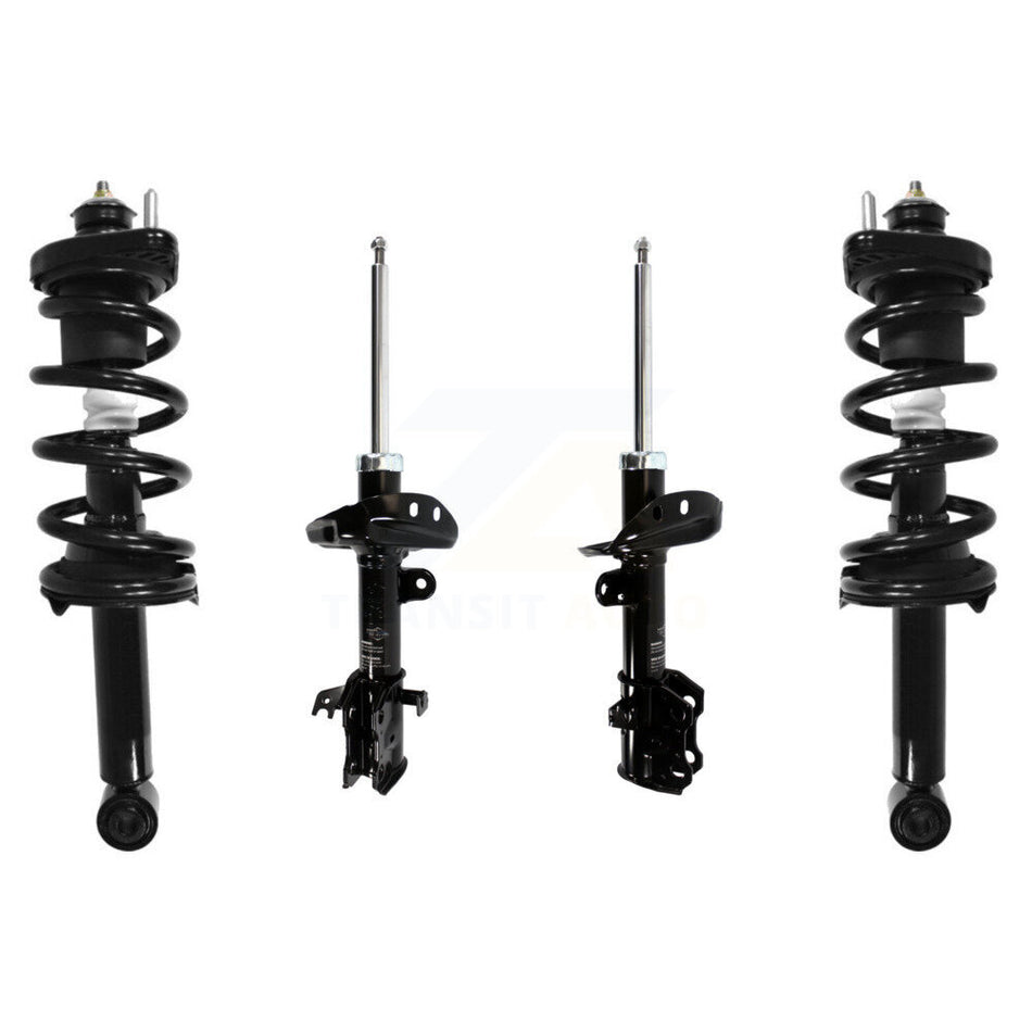 Front Rear Complete Suspension Shocks Strut And Coil Spring Mount Assemblies Kit For 2012-2014 Honda CR-V - Left Right Side (Driver Passenger) K78M-100392