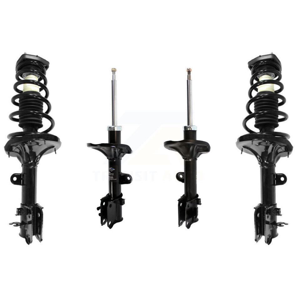 Front Rear Complete Suspension Shocks Strut And Coil Spring Mount Assemblies Kit For Kia Sportage Hyundai Tucson - Left Right Side (Driver Passenger) K78M-100394