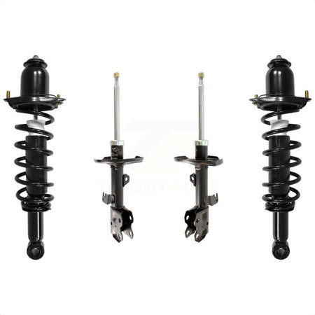 Front Rear Complete Suspension Shocks Strut And Coil Spring Mount Assemblies Kit For 2004-2009 Toyota Prius - Left Right Side (Driver Passenger) K78M-100398 by Transit Auto