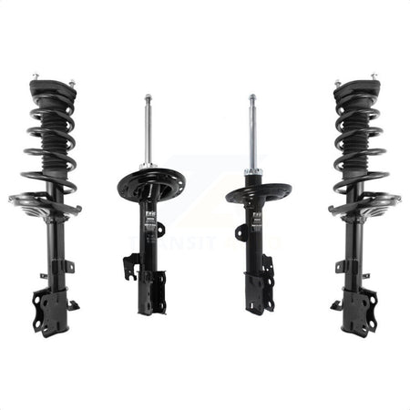 Front Rear Complete Suspension Shocks Strut And Coil Spring Mount Assemblies Kit For 2009-2012 Toyota Venza AWD Excludes Wheel Drive - Left Right Side (Driver Passenger) K78M-100401 by Transit Auto