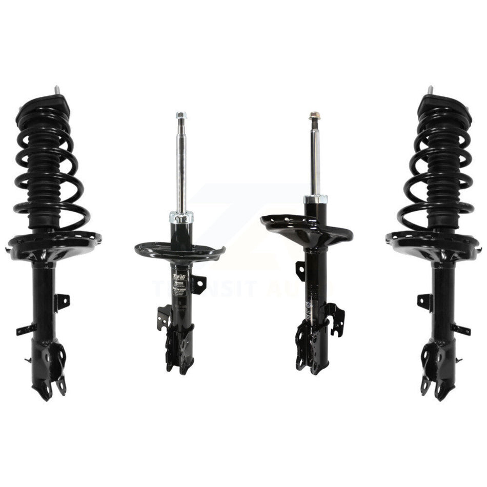 Front Rear Complete Shocks Strut And Coil Spring Mount Assemblies Kit For Lexus Toyota Highlander RX350 RX330 Excludes Wheel Drive Vehicles With Air Suspension - K78M-100407