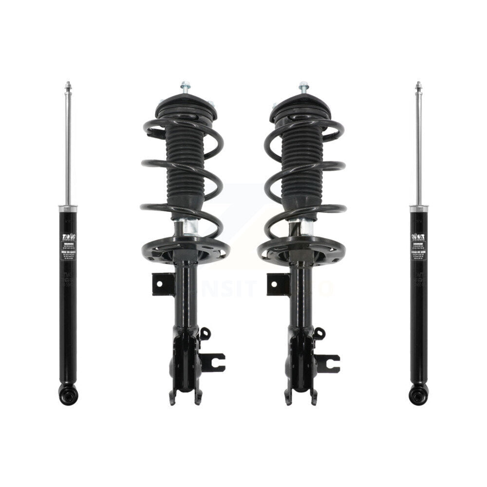 Front Rear Complete Shocks Strut Coil Spring Mount Assemblies Kit For 2014-2018 Mazda 3 K78M-100415