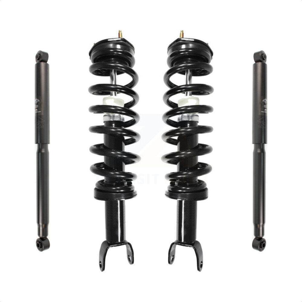 Front Rear Complete Shocks Strut And Coil Spring Mount Assemblies Kit For 2020-2022 Ram 1500 Classic 4WD Excludes Wheel Drive TRX Models With Air Ride Lift Suspension K78M-100420 by Transit Auto