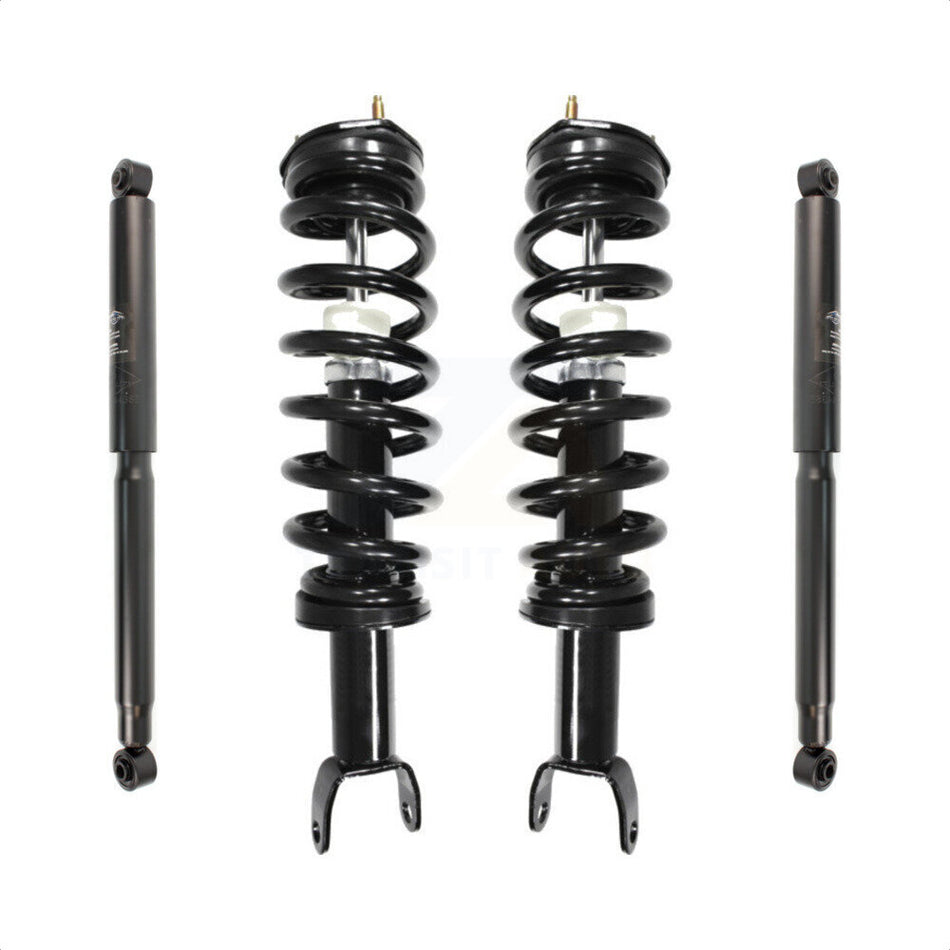 Front Rear Complete Shocks Strut And Coil Spring Mount Assemblies Kit For 2020-2022 Ram 1500 Classic 4WD Excludes Wheel Drive TRX Models With Air Ride Lift Suspension K78M-100420 by Transit Auto