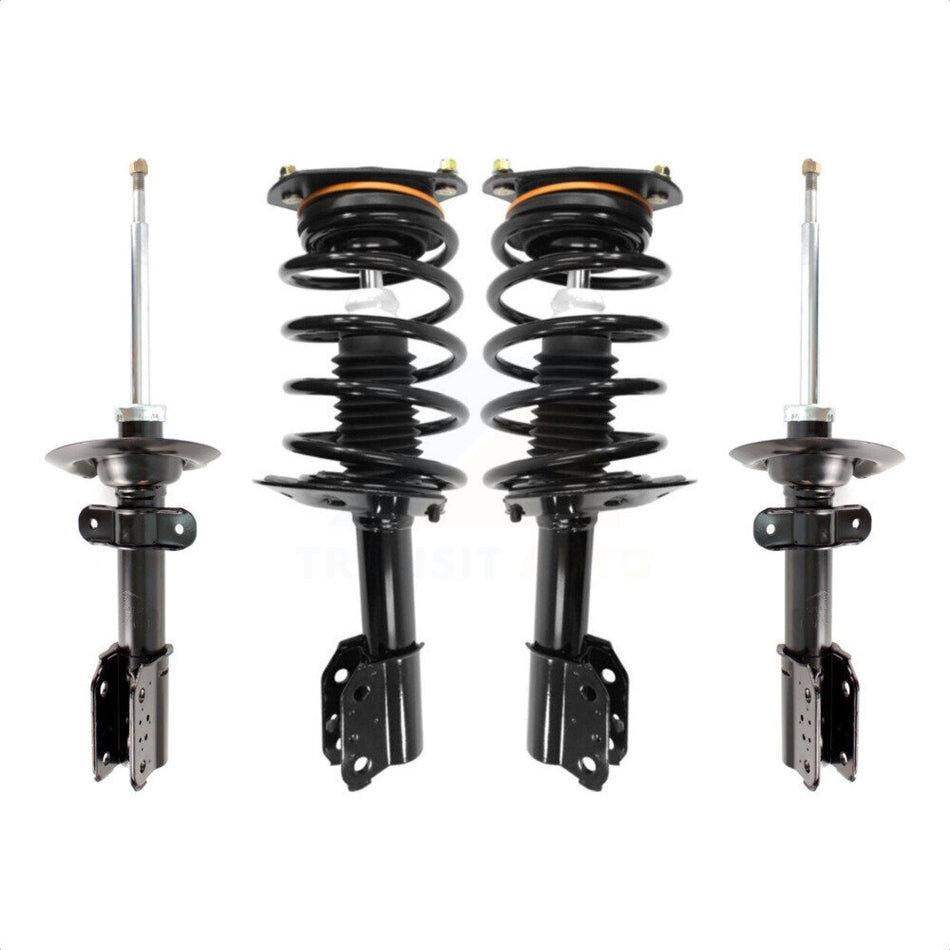 Front Rear Complete Suspension Shocks Strut And Coil Spring Mount Assemblies Kit For Chevrolet Impala - Left Right Side (Driver Passenger) K78M-100422