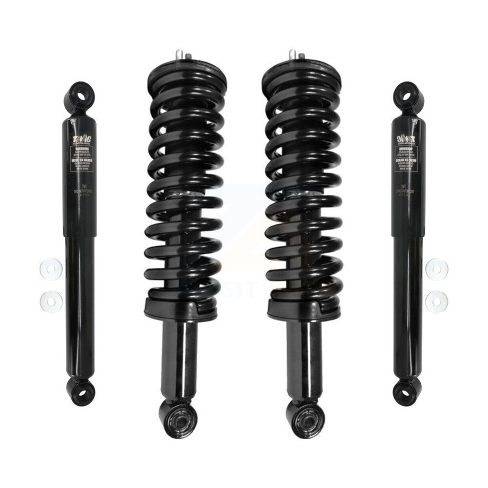 Front Rear Complete Shocks Strut And Coil Spring Mount Assemblies Kit For Toyota Tacoma K78M-100452
