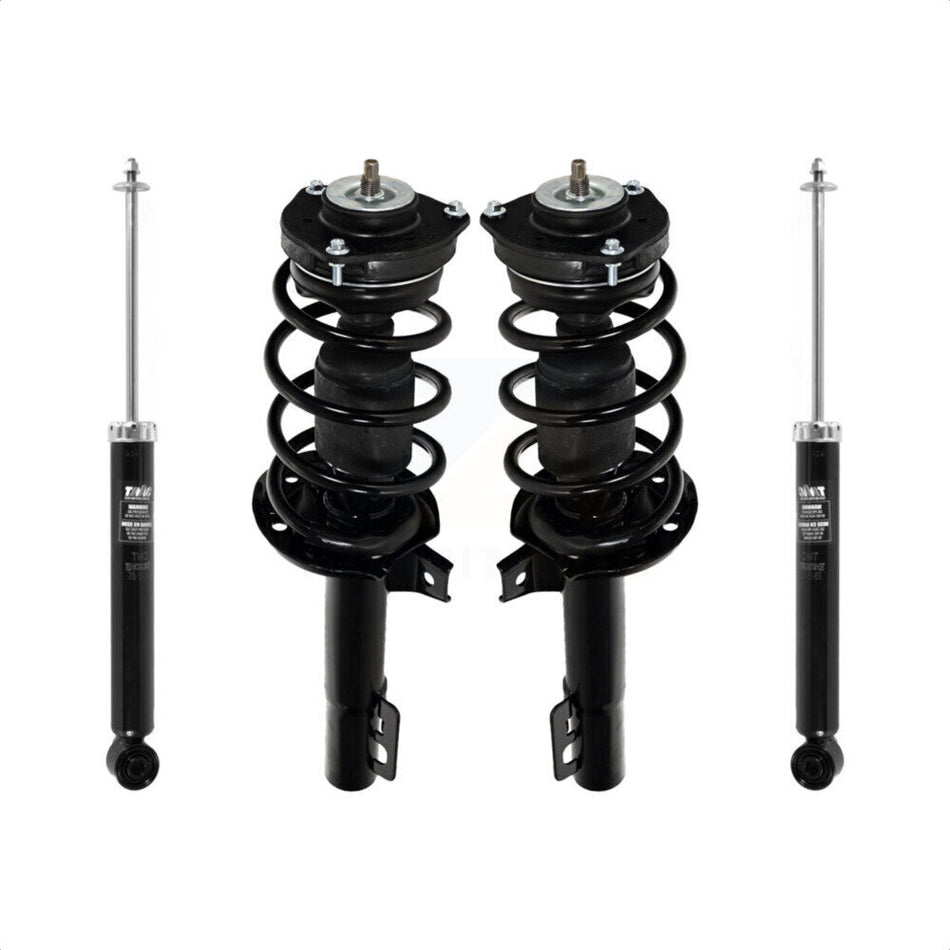 Front Rear Complete Strut & Coil Spring Kit For 2015 Volkswagen Jetta S/Base with Sedan K78M-100453