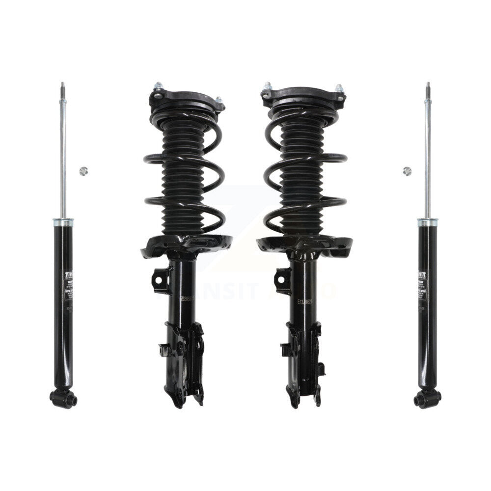 Front Rear Complete Shocks Strut & Coil Spring Mount Assemblies Kit For Hyundai Elantra K78M-100469