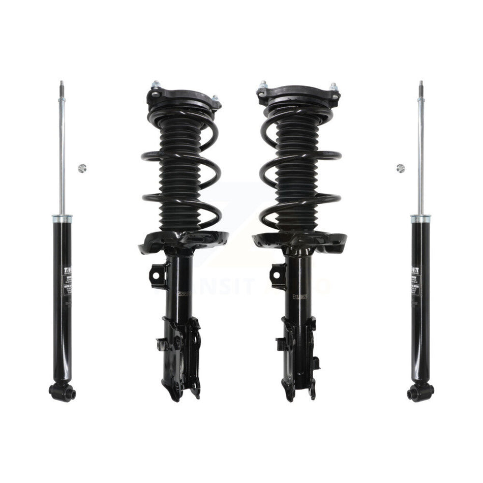 Front Rear Complete Shocks Strut & Coil Spring Mount Assemblies Kit For Hyundai Elantra K78M-100469