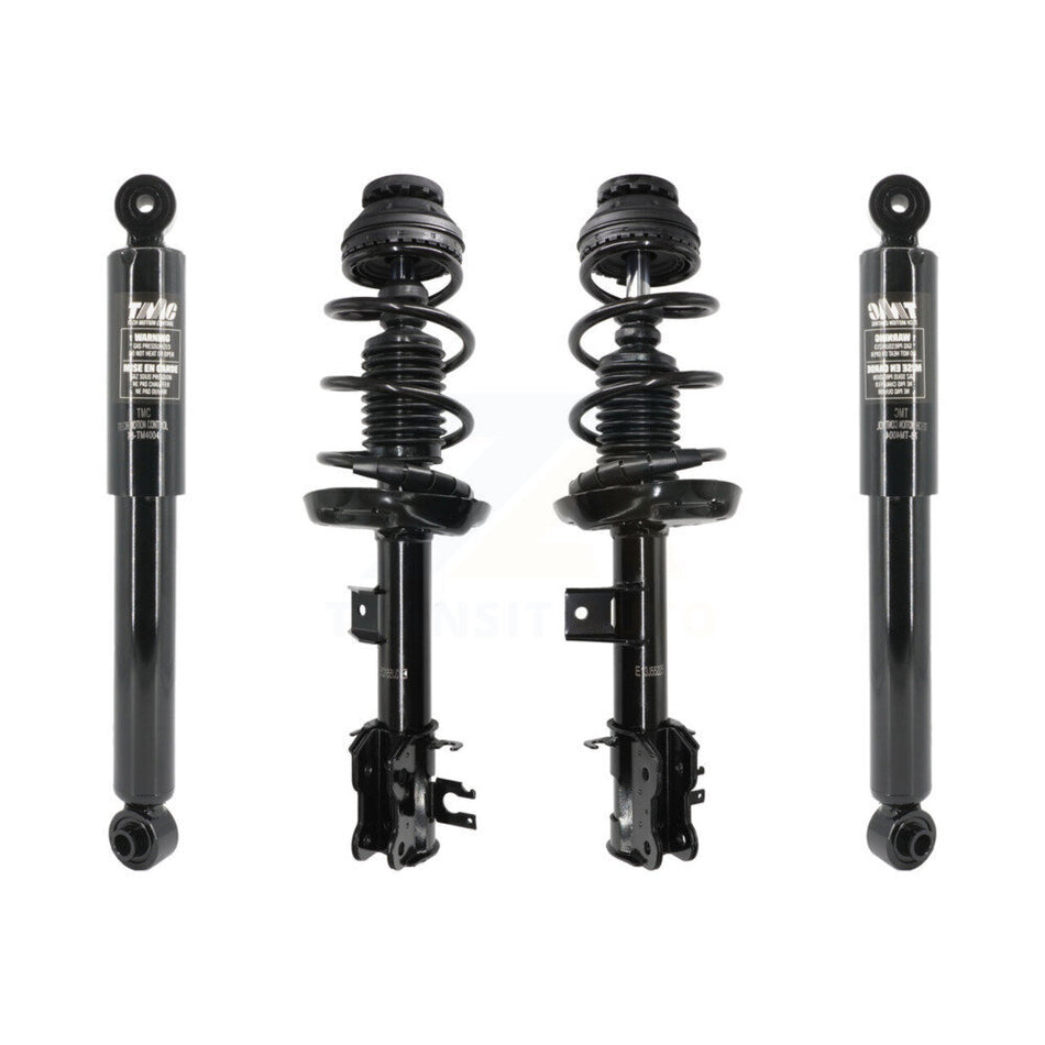 Front Rear Complete Shocks Strut And Coil Spring Mount Assemblies Kit For Fiat 500 K78M-100473