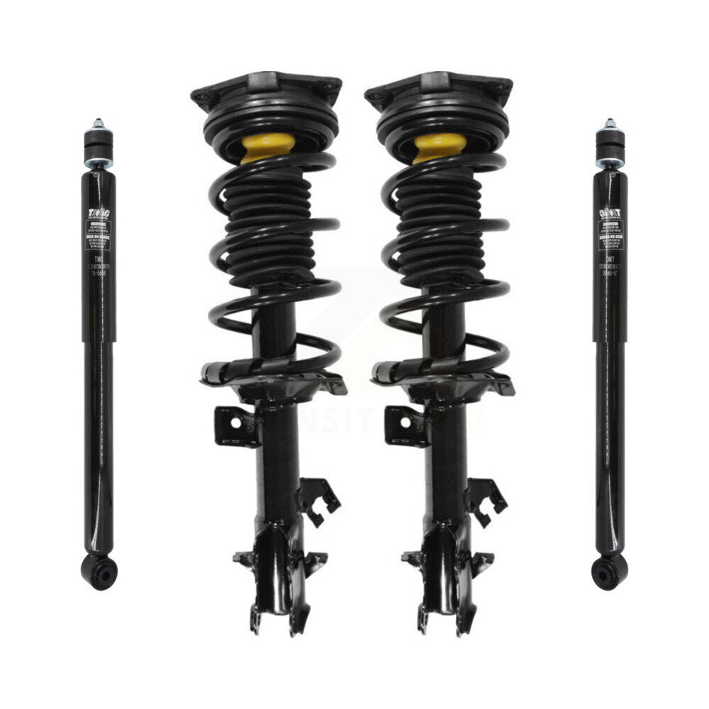 Front Rear Complete Shocks Strut & Coil Spring Mount Kit For 2009-2014 Nissan Cube Wagon K78M-100474