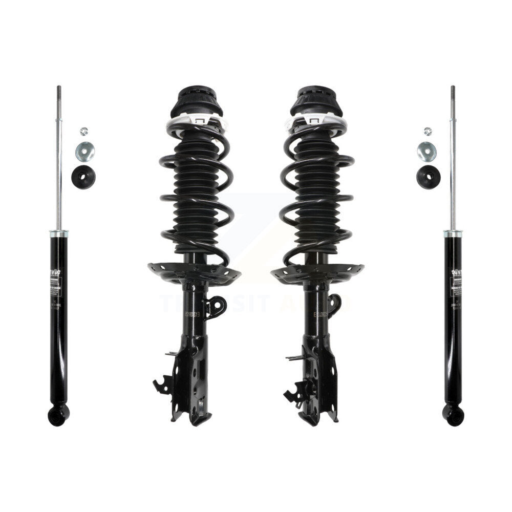 Front Rear Complete Shocks Strut And Coil Spring Assemblies Kit For 2015-2020 Honda Fit K78M-100475
