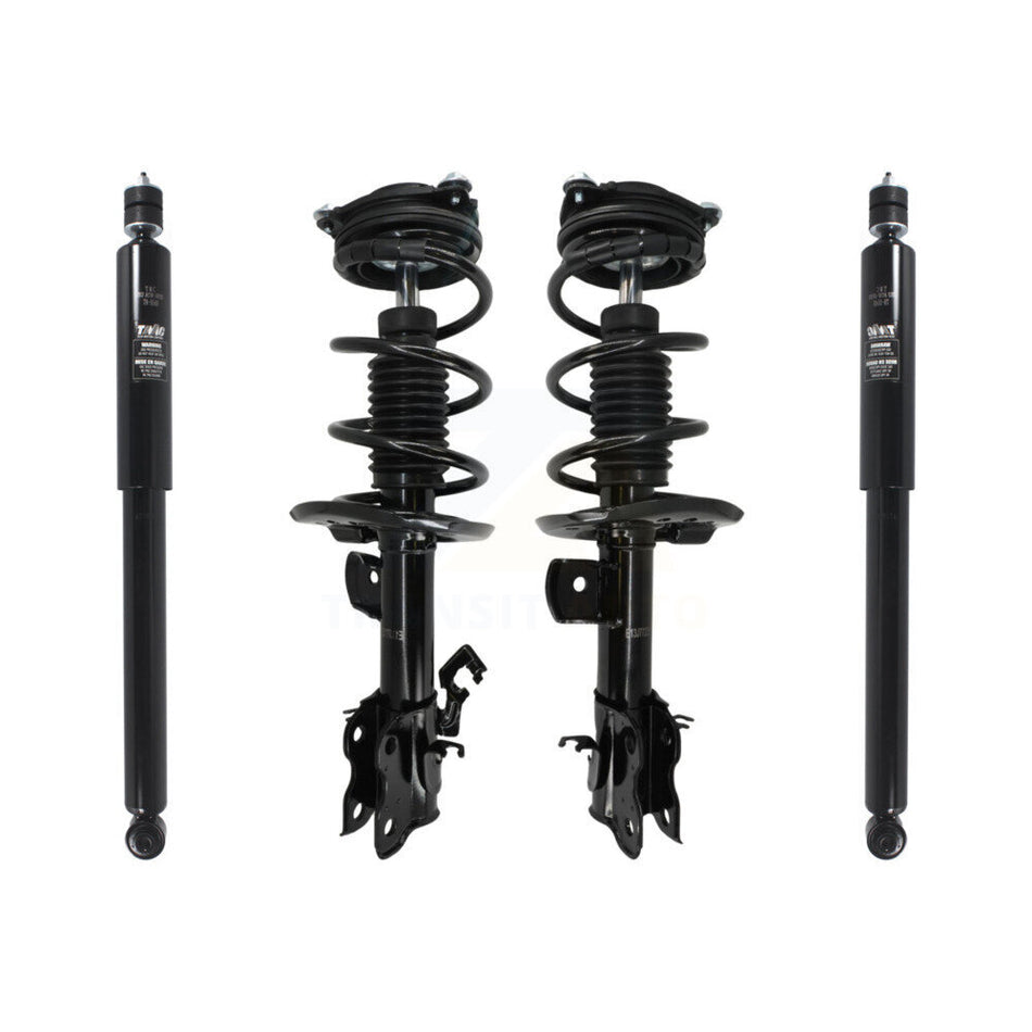Front Rear Complete Shocks Strut & Coil Spring Assemblies Kit For 2011-2017 Nissan LEAF K78M-100476