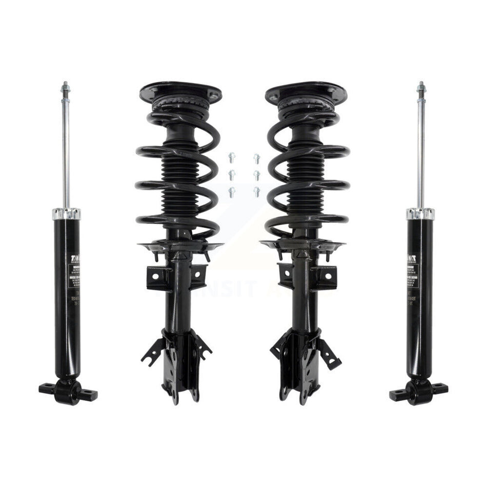 Front Rear Complete Shocks Strut And Coil Spring Kit For Ford Edge Lincoln Nautilus MKX K78M-100492