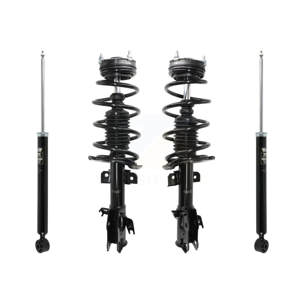 Front Rear Complete Shocks Strut Coil Spring Mount Assemblies Kit For 2011-2014 Mazda 2 K78M-100502