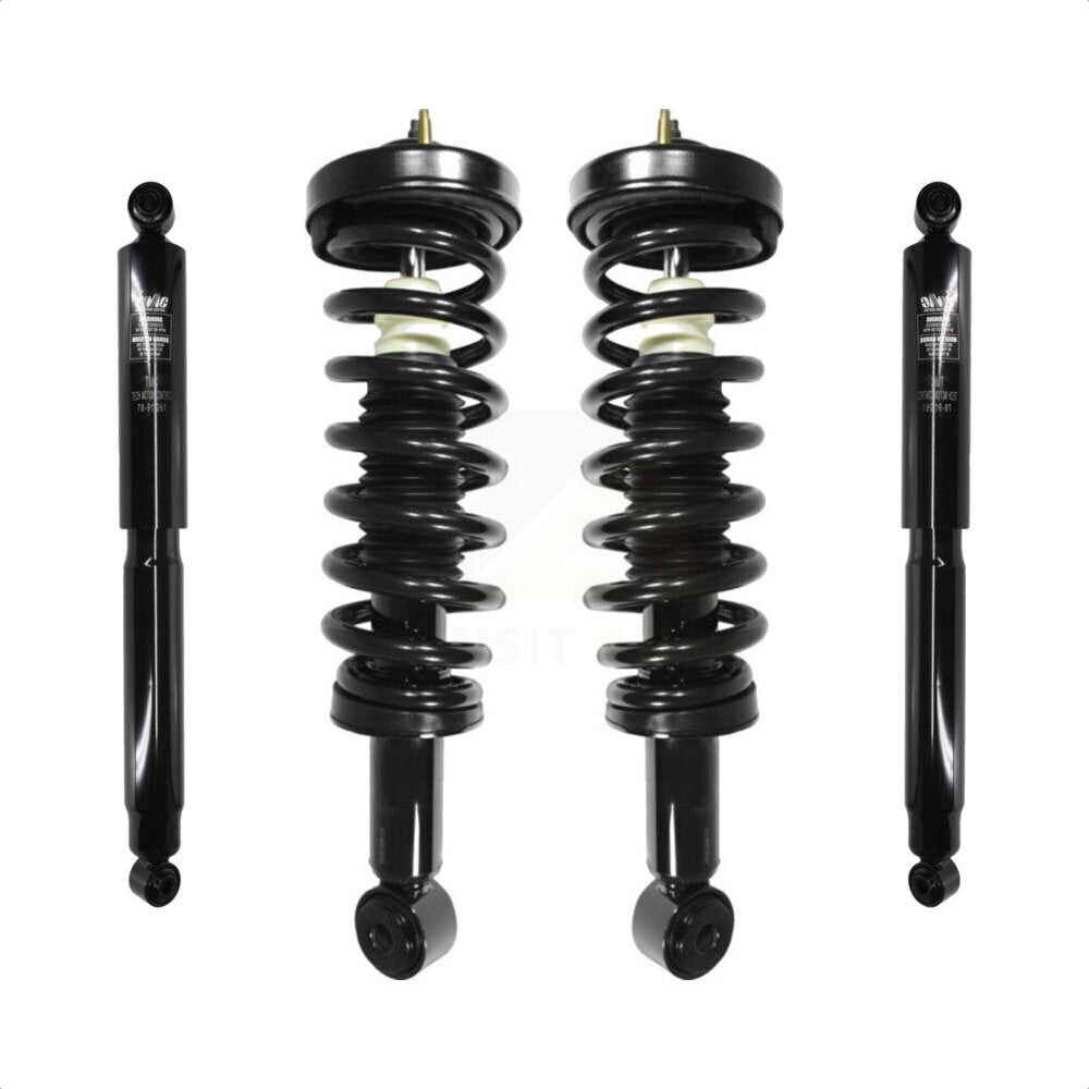 Front Rear Complete Shocks Strut And Coil Spring Kit For Ford F-150 Lincoln Mark LT RWD K78M-100521