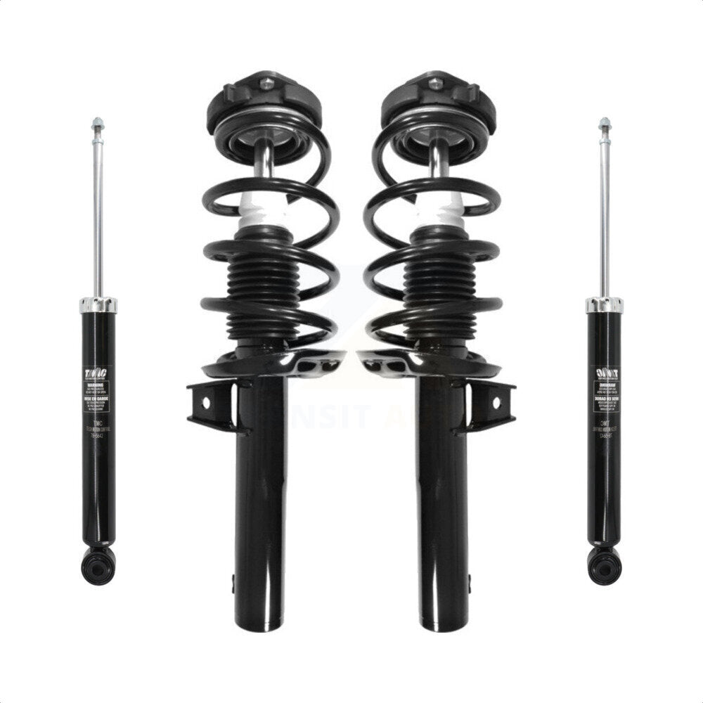 Front Rear Shock Strut Coil Spring Kit For 2007-2016 Volkswagen Eos With 55mm Body K78M-100524