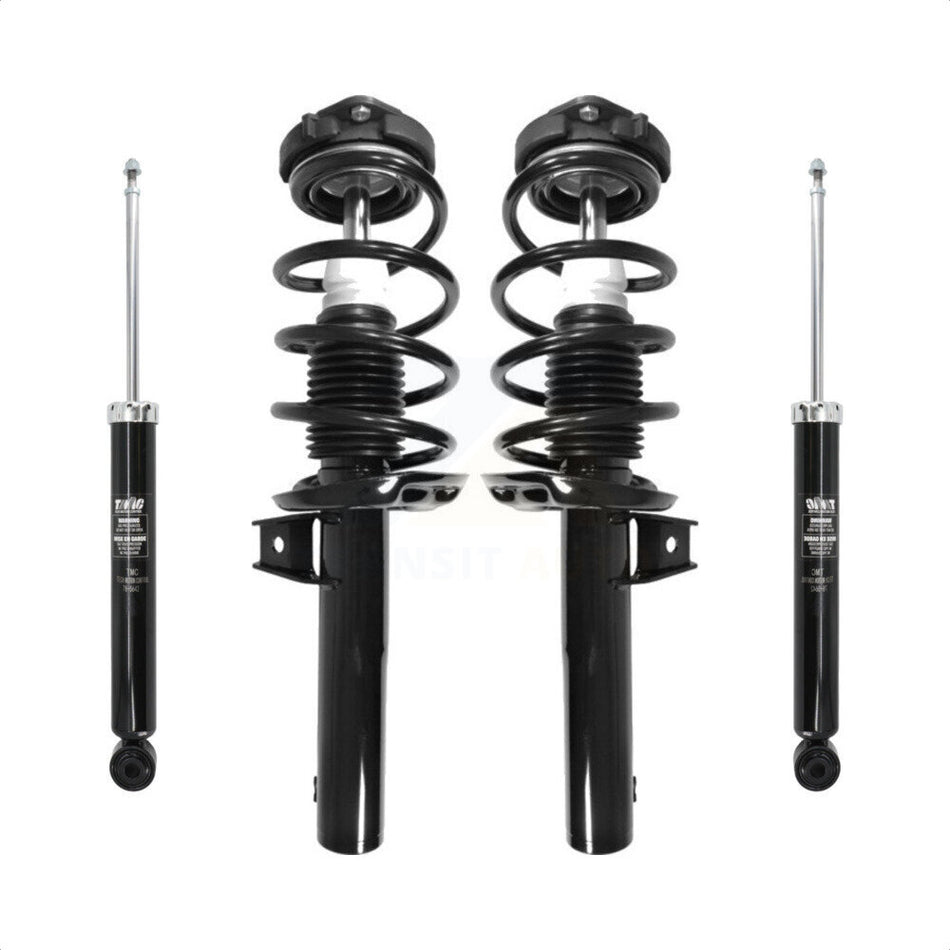 Front Rear Shock Strut Coil Spring Kit For 2007-2016 Volkswagen Eos With 55mm Body K78M-100524