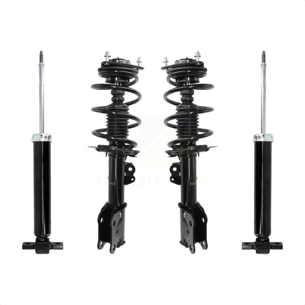 Front Rear Complete Strut Coil Spring Kit For 2015-2017 Ford Mustang V6 with Coupe 3.7L K78M-100531