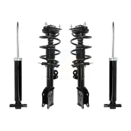 Front Rear Complete Strut Coil Spring Kit For 2015-2017 Ford Mustang V6 with Coupe 3.7L K78M-100531