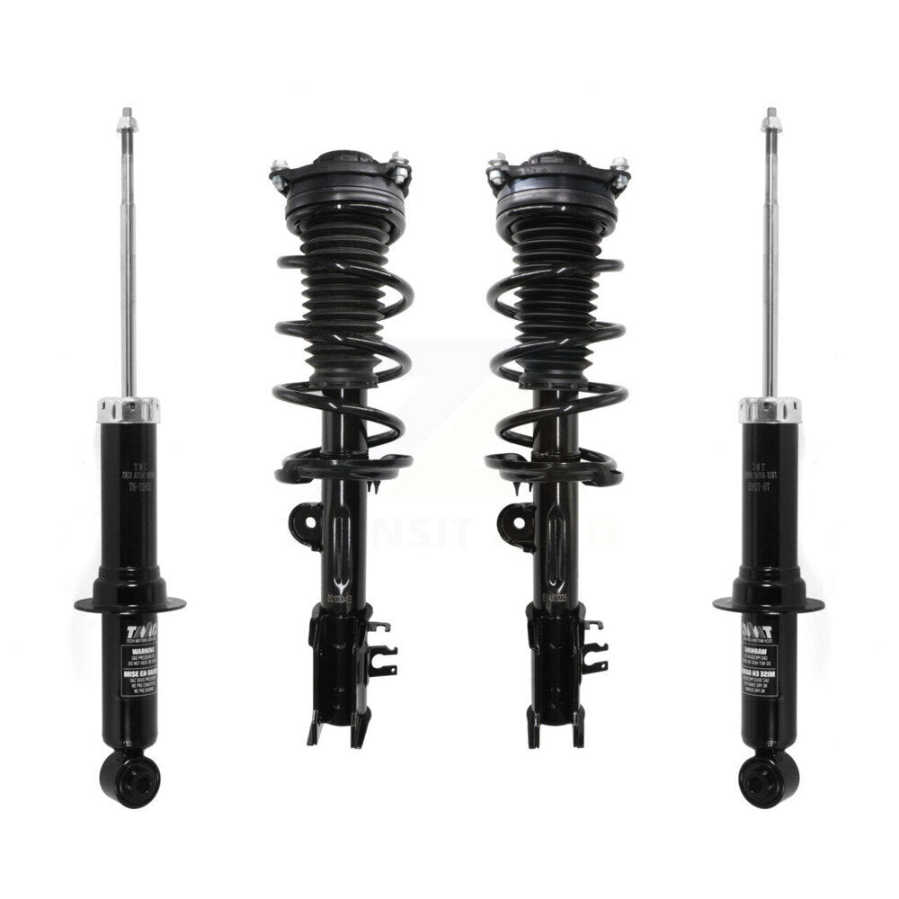 Front Rear Complete Shocks Strut Coil Spring Assembly Kit For 2017 Jeep Compass AWD Only K78M-100535