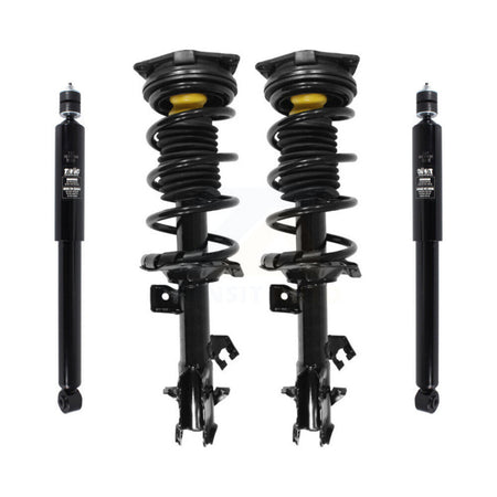 Front Rear Complete Shocks Strut And Coil Spring Mount Assemblies Kit For Nissan Versa K78M-100550