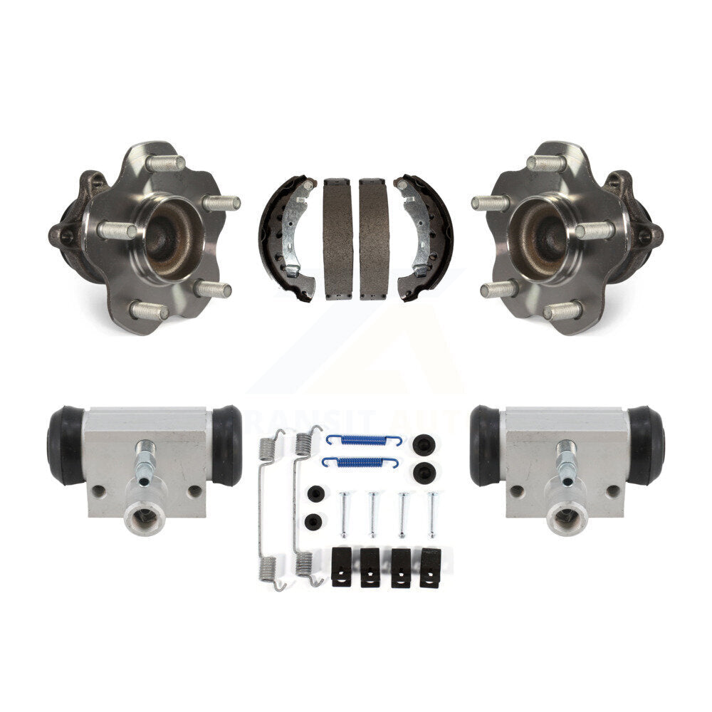 Rear Wheel Cylinders And Drum Shoes Hub Bearing Assembly Kit For 2013-2019 Nissan Sentra K7D-101540