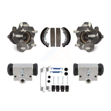 Rear Wheel Cylinders And Drum Shoes Hub Bearing Assembly Kit For 2013-2019 Nissan Sentra K7D-101540