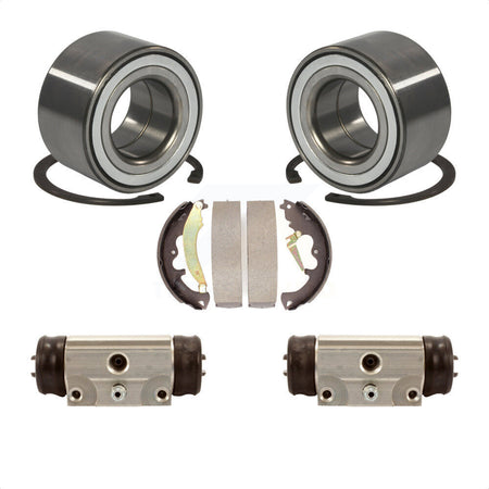 Rear Wheel Cylinders Drum Shoes Bearing Kit For Ford Escape Mazda Tribute Mercury Mariner K7D-101623