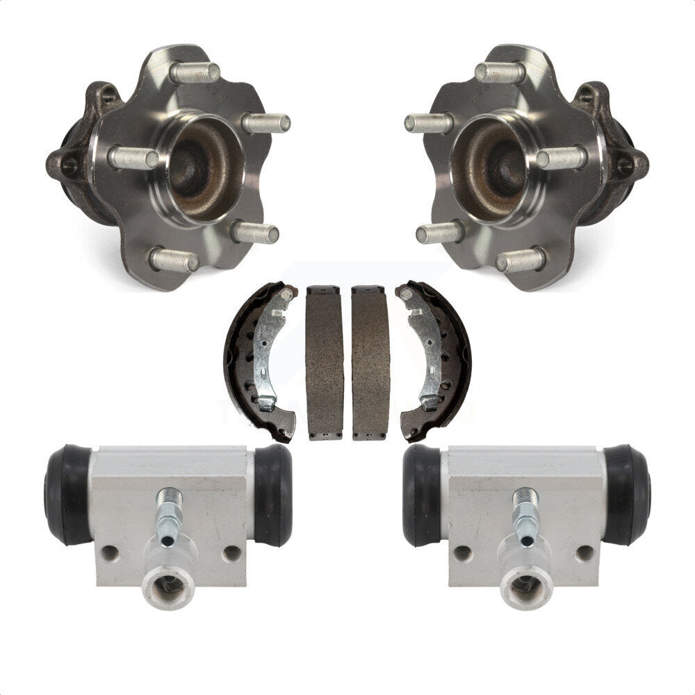 Rear Wheel Cylinders And Drum Shoes Hub Bearing Assembly Kit For 2013-2019 Nissan Sentra K7D-101634