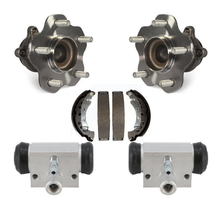 Rear Wheel Cylinders And Drum Shoes Hub Bearing Assembly Kit For 2013-2019 Nissan Sentra K7D-101634