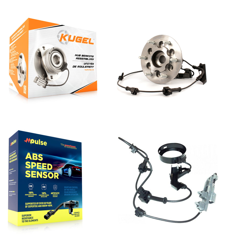 Front Left Wheel Hub Bearing Extra Sensor Kit For 2006 Isuzu i-350 3.5L with 4-Wheel ABS K7S-100010