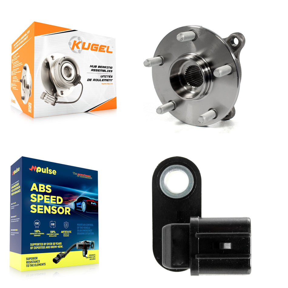 Front Left Wheel Hub Bearing Sensor Kit For Lexus IS250 GS350 IS350 GS300 without Harness K7S-100011