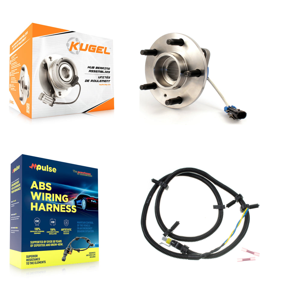 Front Wheel Hub Bearing Extra Sensor Kit For Chevrolet Impala Buick Pontiac LaCrosse Prix K7S-100017