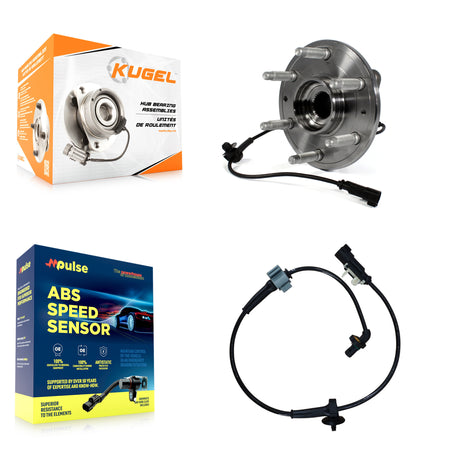 Front Wheel Hub Bearing Extra Sensor Kit For GMC Chevrolet Sierra 1500 Silverado Tahoe LD K7S-100027